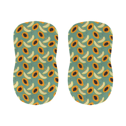 Papaya And Melon Pattern Print Bar Stool Covers