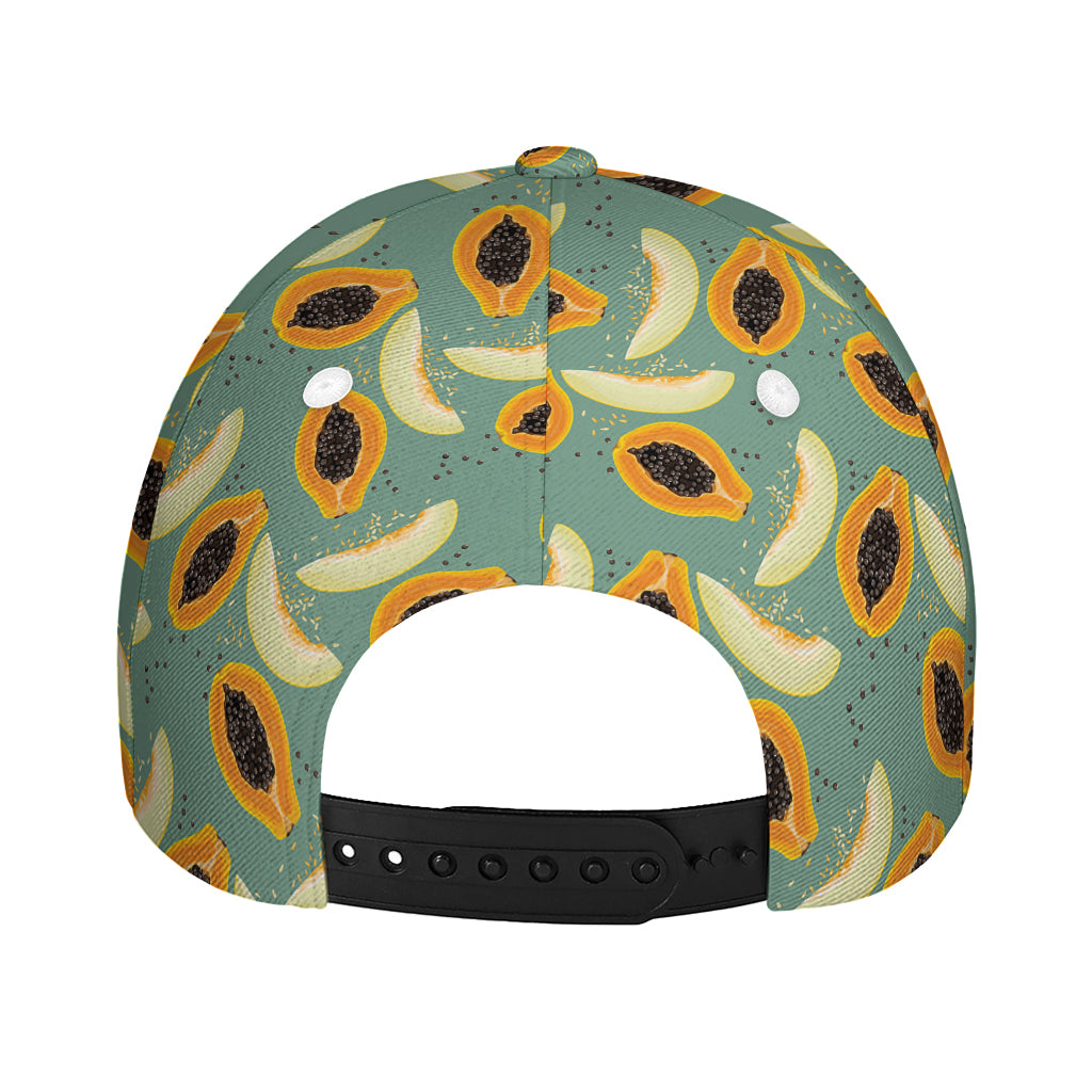 Papaya And Melon Pattern Print Baseball Cap