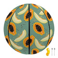 Papaya And Melon Pattern Print Basketball