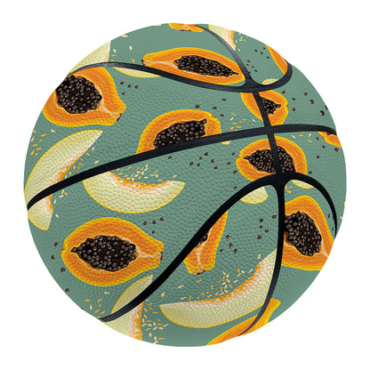 Papaya And Melon Pattern Print Basketball