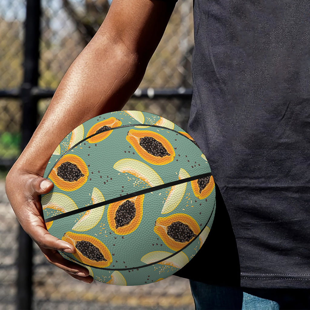 Papaya And Melon Pattern Print Basketball
