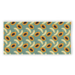 Papaya And Melon Pattern Print Beach Towel