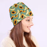 Papaya And Melon Pattern Print Beanie