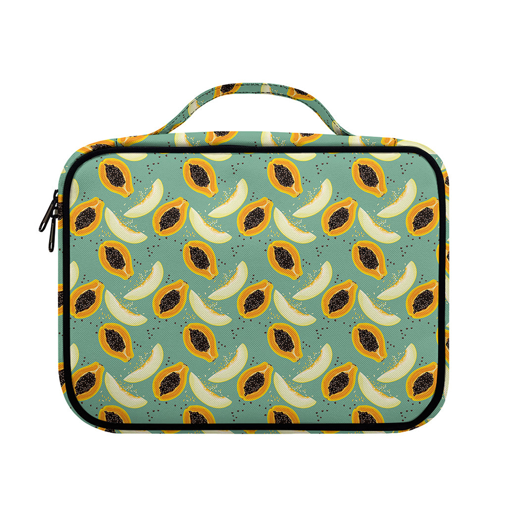 Papaya And Melon Pattern Print Briefcase Bible Bag