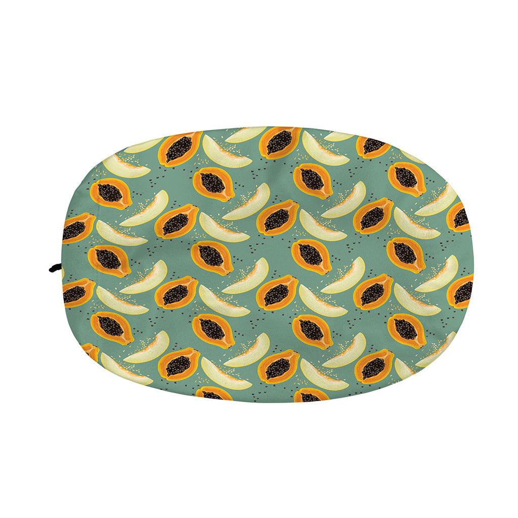 Papaya And Melon Pattern Print Car Side Mirror Covers