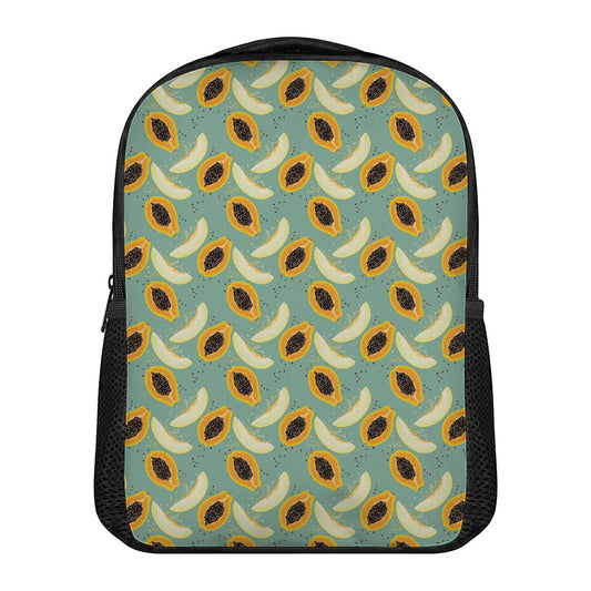 Papaya And Melon Pattern Print Casual Backpack