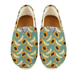 Papaya And Melon Pattern Print Casual Shoes