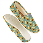 Papaya And Melon Pattern Print Casual Shoes