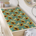 Papaya And Melon Pattern Print Changing Pad Cover