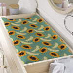 Papaya And Melon Pattern Print Changing Pad Cover