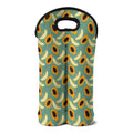 Papaya And Melon Pattern Print Double Neoprene Wine Tote