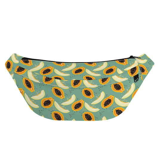 Papaya And Melon Pattern Print Fanny Pack