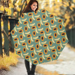Papaya And Melon Pattern Print Foldable Umbrella