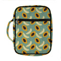 Papaya And Melon Pattern Print Front Pocket Bible Bag