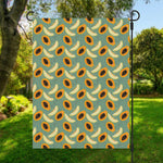 Papaya And Melon Pattern Print Garden Flag