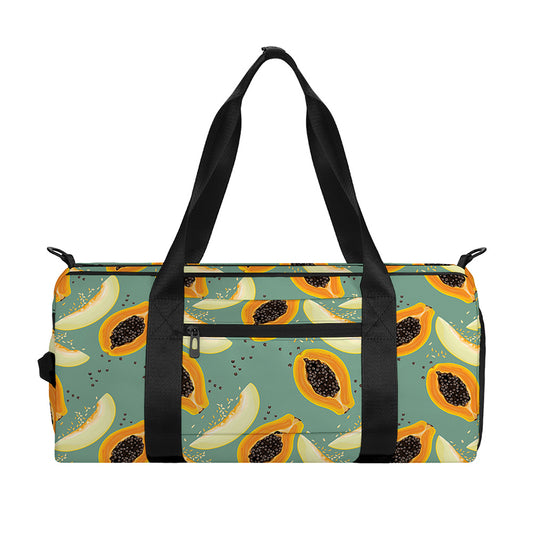 Papaya And Melon Pattern Print Gym Bag