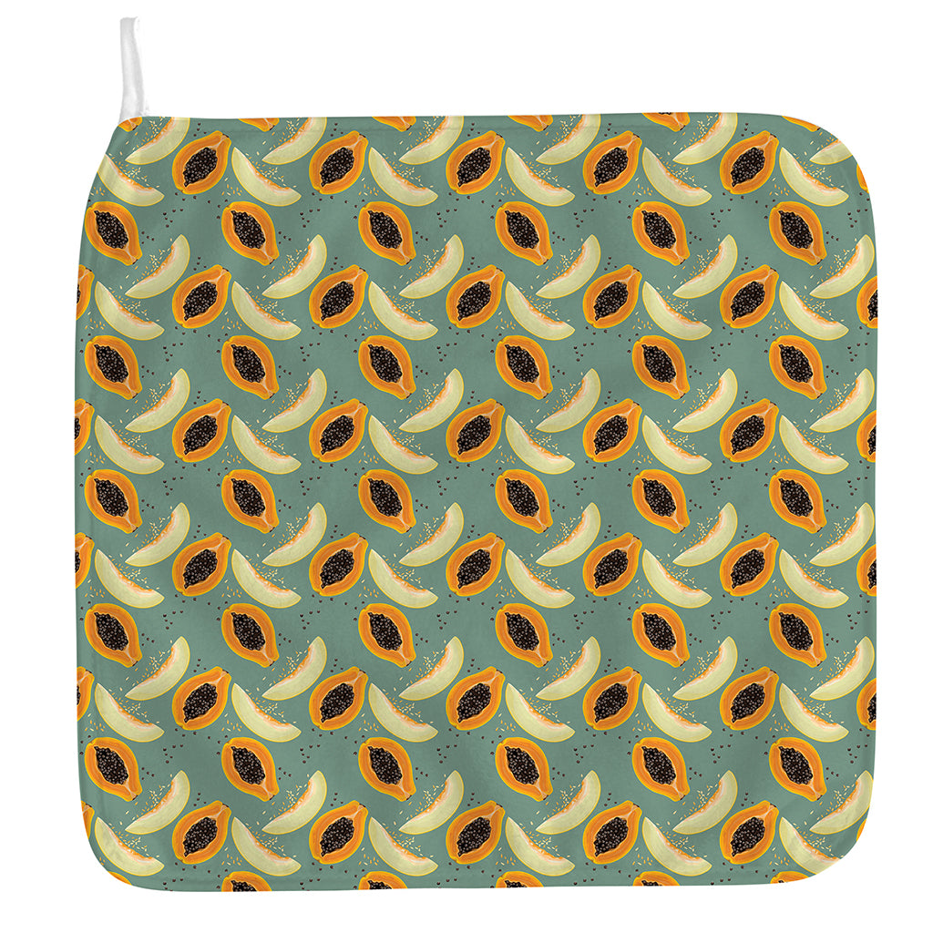 Papaya And Melon Pattern Print Hand Towel