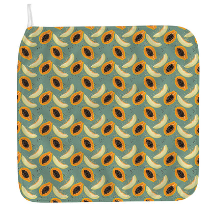 Papaya And Melon Pattern Print Hand Towel