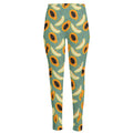 Papaya And Melon Pattern Print High-Waisted Pocket Leggings