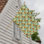 Papaya And Melon Pattern Print House Flag