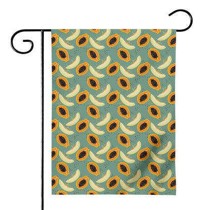 Papaya And Melon Pattern Print House Flag