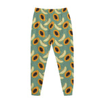 Papaya And Melon Pattern Print Jogger Pants
