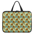 Papaya And Melon Pattern Print Laptop Sleeve With Handle