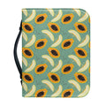Papaya And Melon Pattern Print Leather Bible Cover