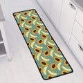 Papaya And Melon Pattern Print Long Kitchen Mat