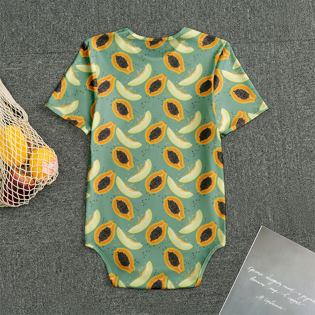 Papaya And Melon Pattern Print Men's Bodysuit