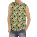 Papaya And Melon Pattern Print Men's Fitness Tank Top