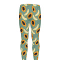 Papaya And Melon Pattern Print Men's Leggings