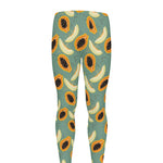 Papaya And Melon Pattern Print Men's leggings