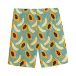 Papaya And Melon Pattern Print Men's Sports Shorts