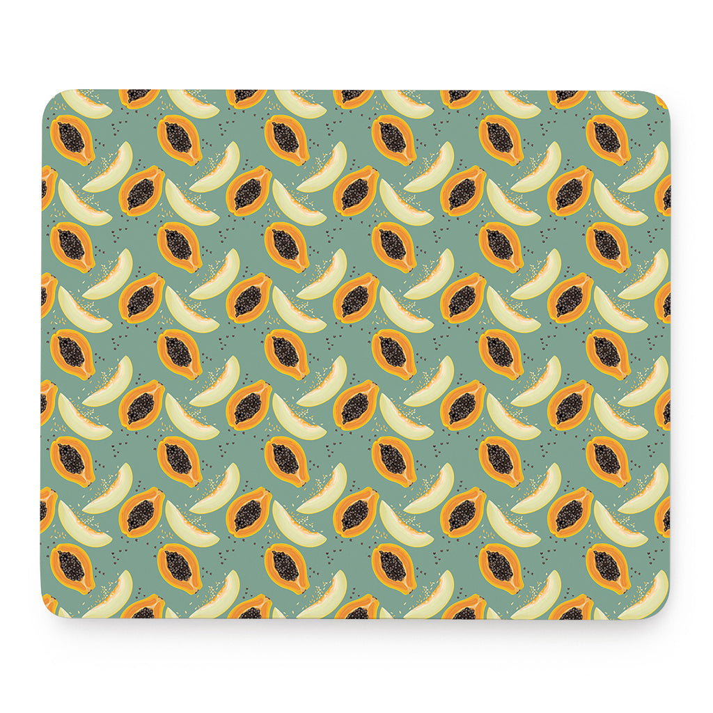 Papaya And Melon Pattern Print Mouse Pad