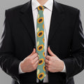 Papaya And Melon Pattern Print Necktie
