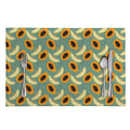 Papaya And Melon Pattern Print Placemat
