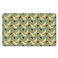 Papaya And Melon Pattern Print Polyester Doormat