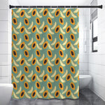 Papaya And Melon Pattern Print Premium Shower Curtain