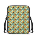 Papaya And Melon Pattern Print Rectangular Crossbody Bag