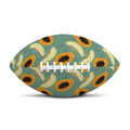 Papaya And Melon Pattern Print Rugby Ball