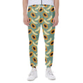 Papaya And Melon Pattern Print Joggers