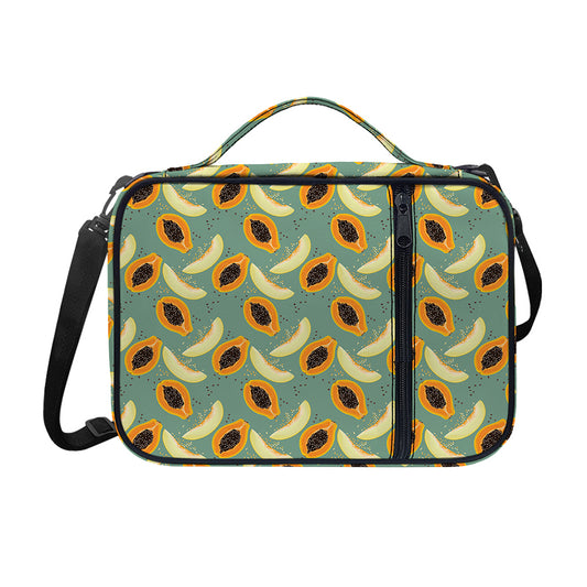 Papaya And Melon Pattern Print Shoulder Strap Bible Bag