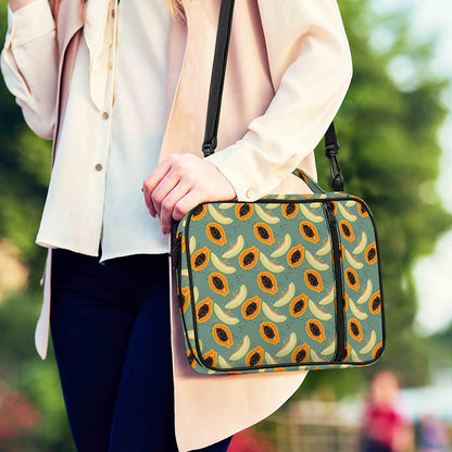 Papaya And Melon Pattern Print Shoulder Strap Bible Bag