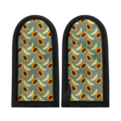 Papaya And Melon Pattern Print Skillet Handle Cover
