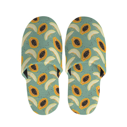Papaya And Melon Pattern Print Slippers