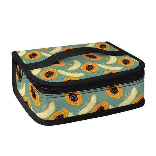Papaya And Melon Pattern Print Small Lunch Bag
