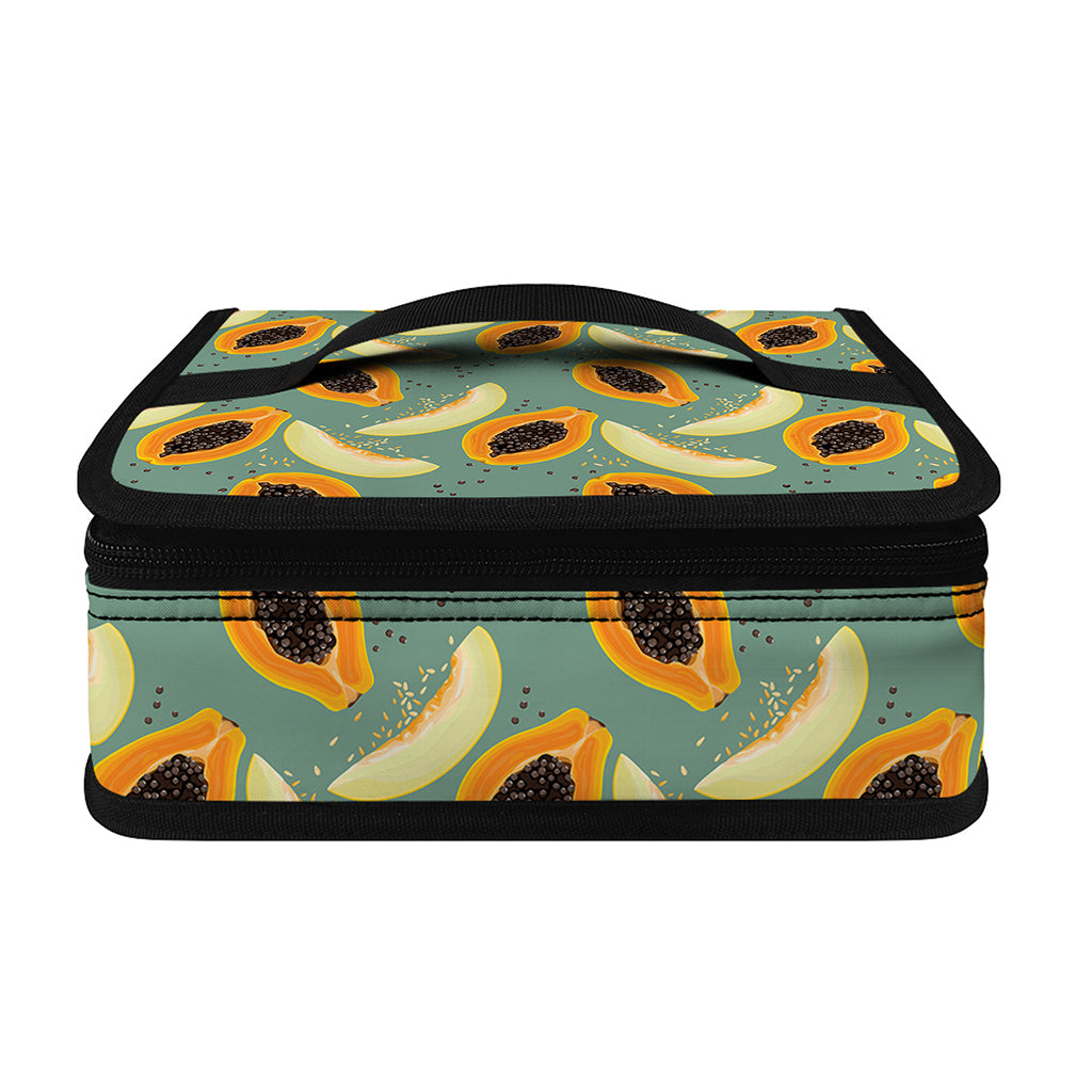 Papaya And Melon Pattern Print Small Lunch Bag