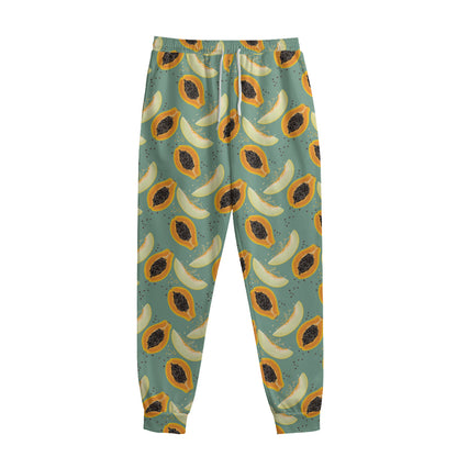 Papaya And Melon Pattern Print Sweatpants
