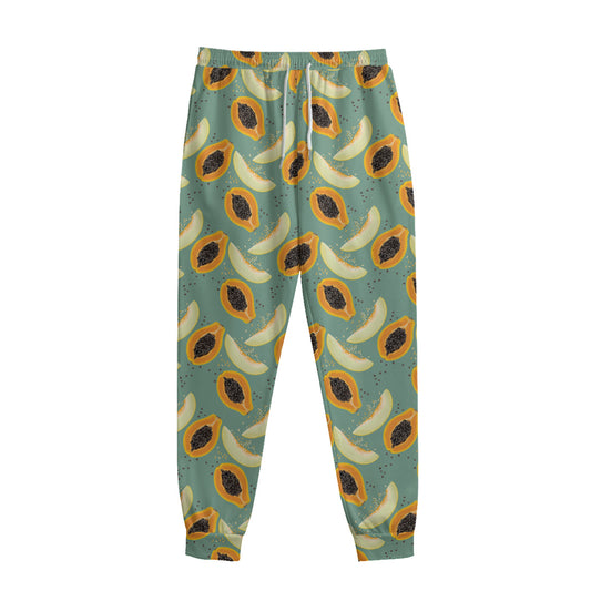 Papaya And Melon Pattern Print Sweatpants